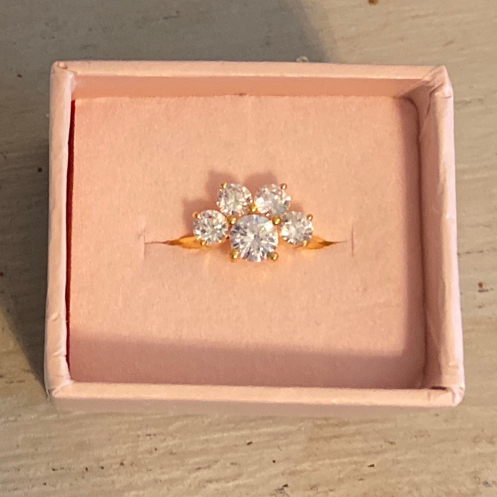Cubic zirconia ring from local eclectic,